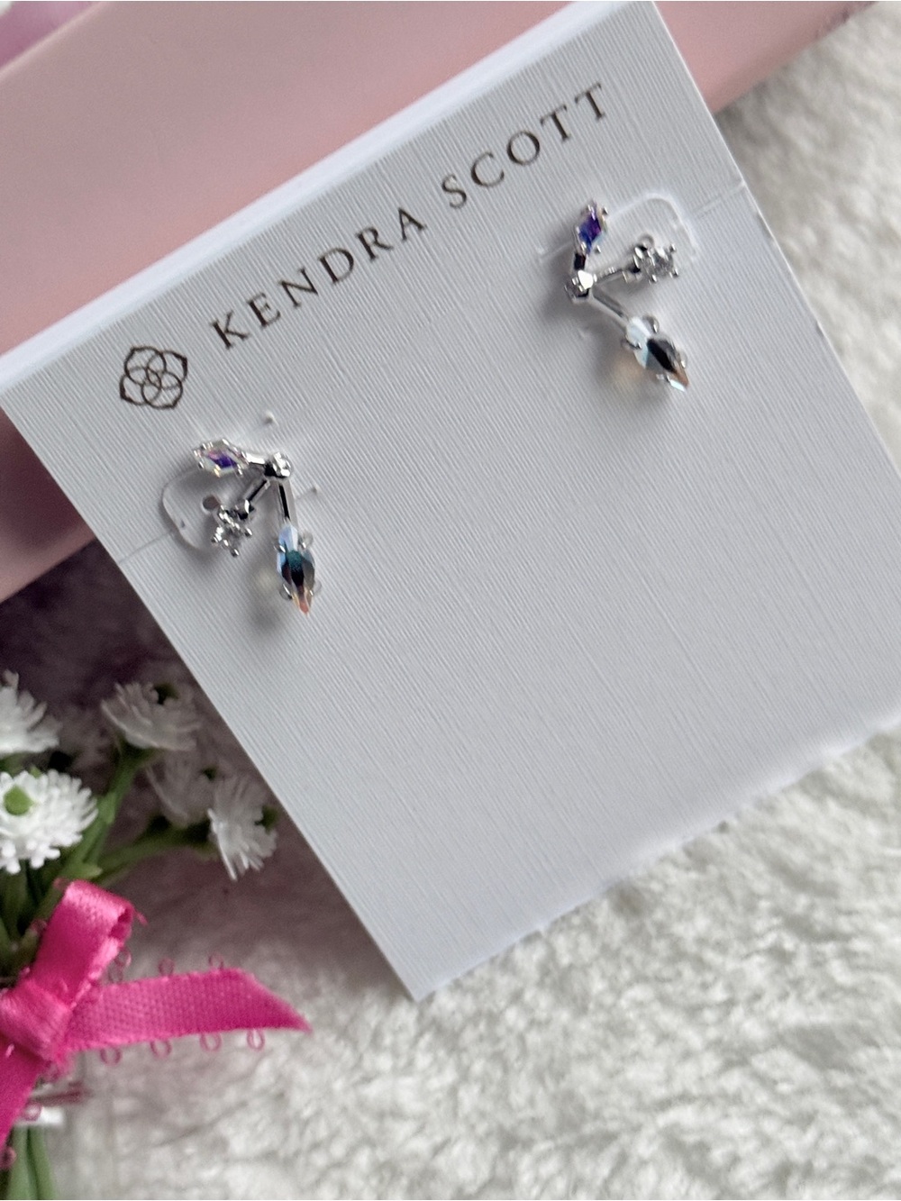 Kendra Scott Meridith Ear Climber Earrings - Silver